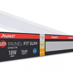 LUMIN.LED AVANT C/SENSOR EMB QUAD 18W 6500K 218MM PC 1