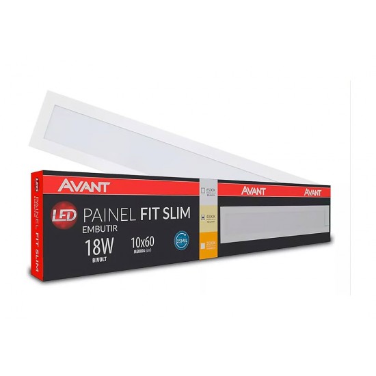 LUMIN.LED AVANT C/SENSOR EMB QUAD 18W 6500K 218MM PC 1
