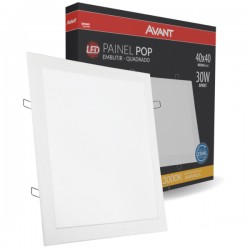 LUMIN.LED AVANT EMB QUAD 30W 3000K 400MM PC 1