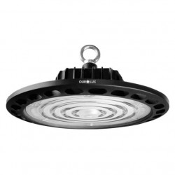 LUMINARIA LED OUROLUX HIGHBAY UFO 150W 6500K IP65 PC 1