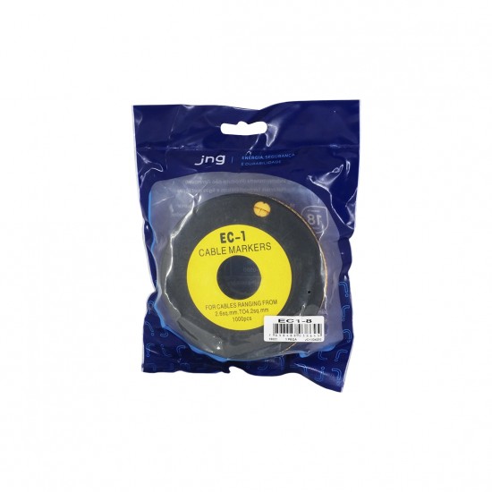 MARCADOR JNG EC1 2,6-4,2SQMM 8 C/1000 PCTE 1