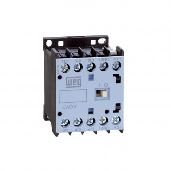 MINI CONTATOR AZUL WEG CWC 7.10  7A 220VCA 60HZ PC 1