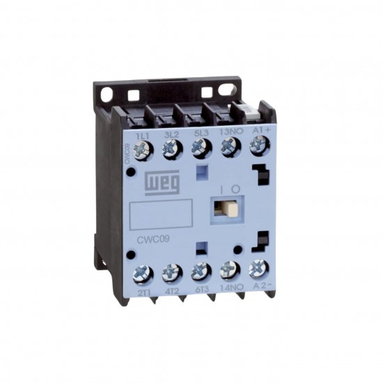 MINI CONTATOR AZUL WEG CWC 9.10  9A 220VCA 60HZ PC 1