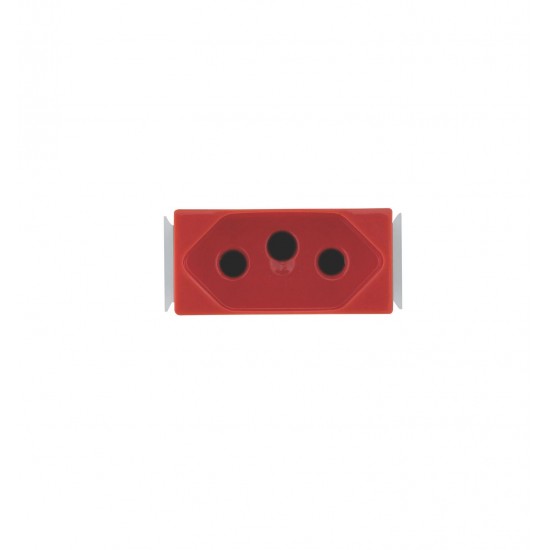 MODULO ARIA 1 TOMADA 20A VERMELHA 17033 PC 1