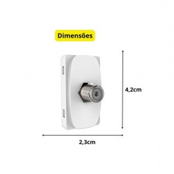 MODULO GRACIA 1 TOMADA COAXIAL 85318 PC 1