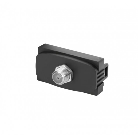MODULO GRACIA BLACK 1 TOMADA COAXIAL 85364 PC 1
