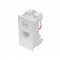 MODULO HABITAT 1 TOMADA 2 VIAS RJ11 2063 PC 1