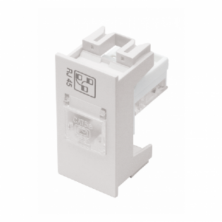 MODULO HABITAT 1 TOMADA 8 VIAS RJ45E 2065 PC 1