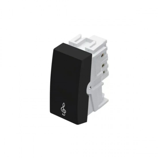 MODULO HABITAT BLACK 1 INT CAMPAINHA 16A 4030 PC 1