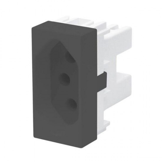 MODULO HABITAT BLACK TOMADA 10A 4034 PC 1