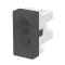 MODULO HABITAT BLACK TOMADA 10A 4034 PC 1