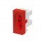 MODULO HABITAT TOMADA 10A 2322 VERMELHO PC 1