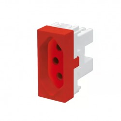 MODULO HABITAT TOMADA 20A 2323 VERMELHO PC 1