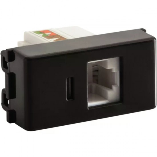 MODULO LIZ GRAFITE 1 TOMADA RJ45 CAT6 57215056 UN 1