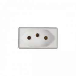 MODULO LIZ/LUX BR 1 TOMADA 20A BAIXA 57115038 PC 1