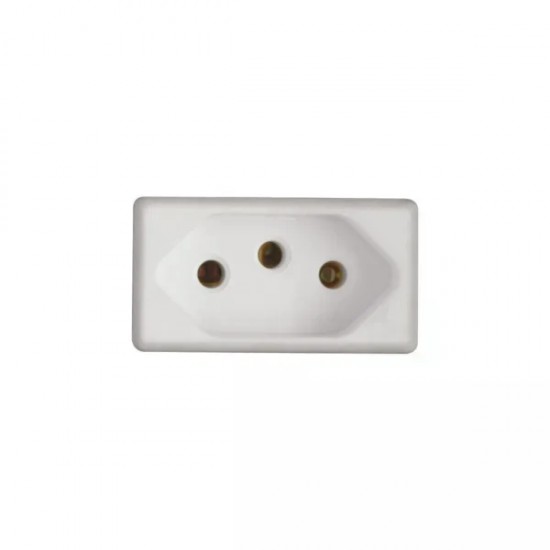 MODULO LIZ/LUX BR 1 TOMADA 20A BAIXA 57115038 PC 1