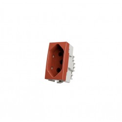 MODULO MARGIRIUS SLEEK 1 TOMADA 20A VRM 15918 PC 1