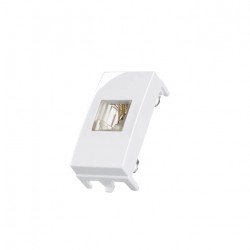 MODULO MARGIRIUS SLEEK 1 TOMADA RJ11 4F 16046 PC 1