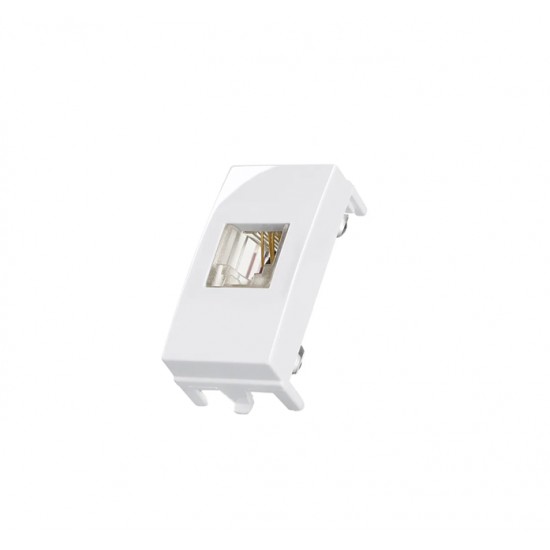 MODULO MARGIRIUS SLEEK 1 TOMADA RJ11 4F 16046 PC 1