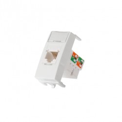 MODULO MARGIRIUS SLEEK 1 TOMADA RJ45 CAT5E 16045 PC 1