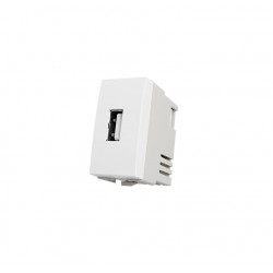 MODULO MARGIRIUS SLEEK 1 TOMADA USB 1A 16066 PC 1