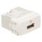 MODULO MILUZ 1 TOMADA USB 2.0 1A BIV S3B70810 CF 1
