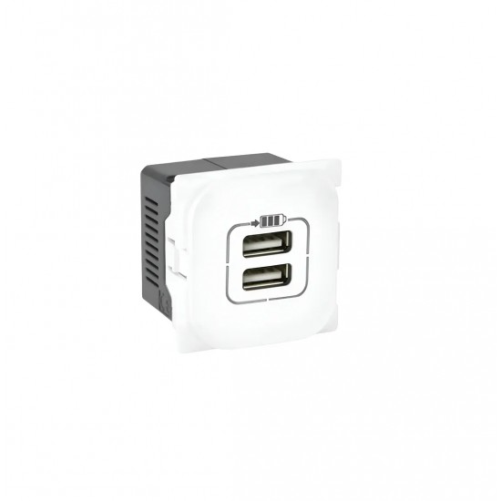 MODULO NEREYA CARREGADOR 2 X USB 663011 2400MA PC 1