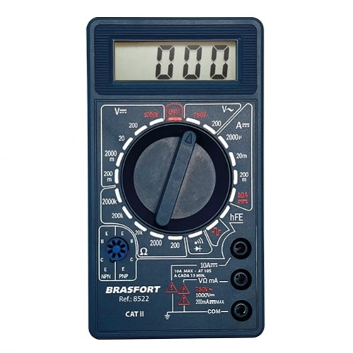 MULTIMETRO DIGITAL BRASFORT 8522 PC 1