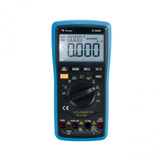 MULTIMETRO DIGITAL MINIPA TRUE RMS ET-2402B PC 1
