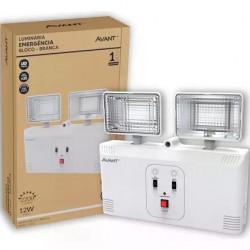 BLOCO ILUM LED AVANT 2200LM 12W 2FAR BCO BIV IP20 UN 1