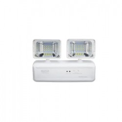 BLOCO ILUM LED SEGURIMAX  400LMS 4W 2FAR BIV IP20 UN 1