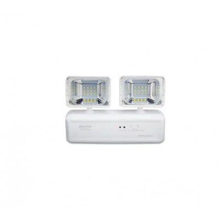 BLOCO ILUM LED SEGURIMAX  400LMS 4W 2FAR BIV IP20 UN 1
