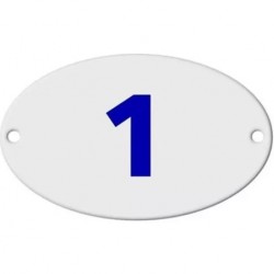 NUMERO RESIDENCIAL OVAL  1 PC 1