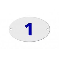 NUMERO RESIDENCIAL OVAL  1 PC 1