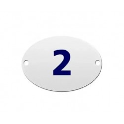 NUMERO RESIDENCIAL OVAL  2 PC 1
