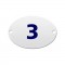 NUMERO RESIDENCIAL OVAL  3 PC 1