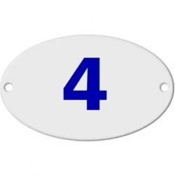 NUMERO RESIDENCIAL OVAL  4 PC 1