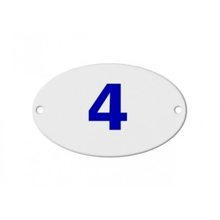 NUMERO RESIDENCIAL OVAL  4 PC 1