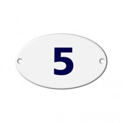 NUMERO RESIDENCIAL OVAL  5 PC 1