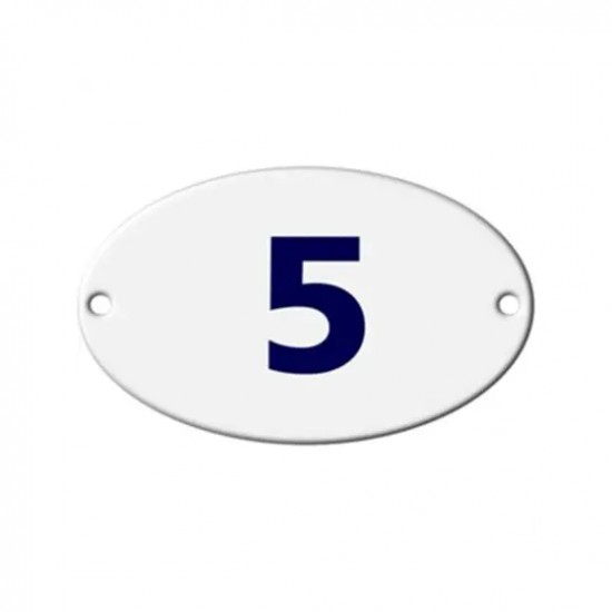 NUMERO RESIDENCIAL OVAL  5 PC 1
