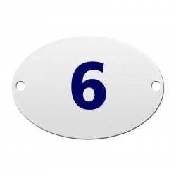 NUMERO RESIDENCIAL OVAL  6/9 PC 1