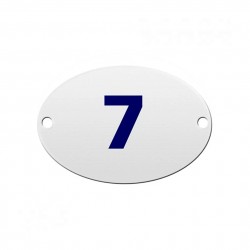 NUMERO RESIDENCIAL OVAL  7 PC 1