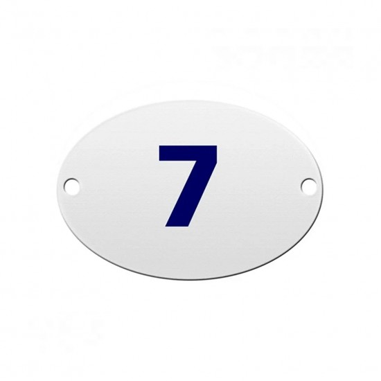 NUMERO RESIDENCIAL OVAL  7 PC 1