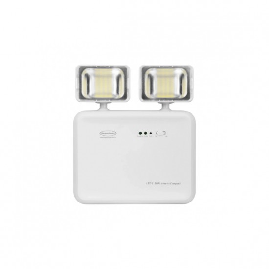BLOCO ILUM LED SEGURIMAX 2200LMS 3,5W 2 FAR IP20 UN 1