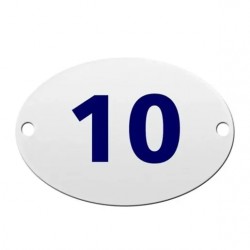 NUMERO RESIDENCIAL OVAL 10 CF 1
