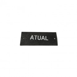 NUMERO RESIDENCIAL PLACA ATUAL PC 1