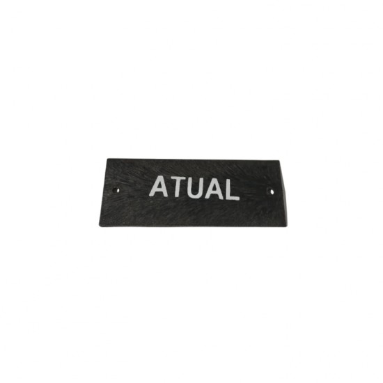 NUMERO RESIDENCIAL PLACA ATUAL PC 1