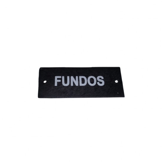 NUMERO RESIDENCIAL PLACA FUNDOS PC 1