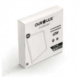 PAINEL LED EMBUTIR OUROLUX  62X62 40W 4000K UN 1